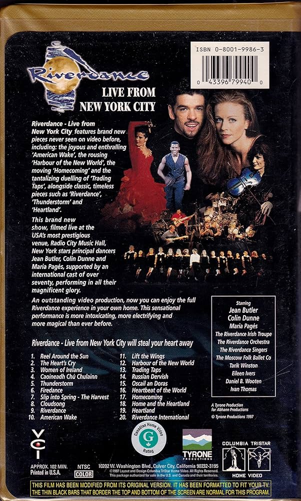 (未使用･未開封品)Riverdance &amp; Miserables: Live NYC [DVD] Amazon.com: Riverdance - Live From New York City [DVD